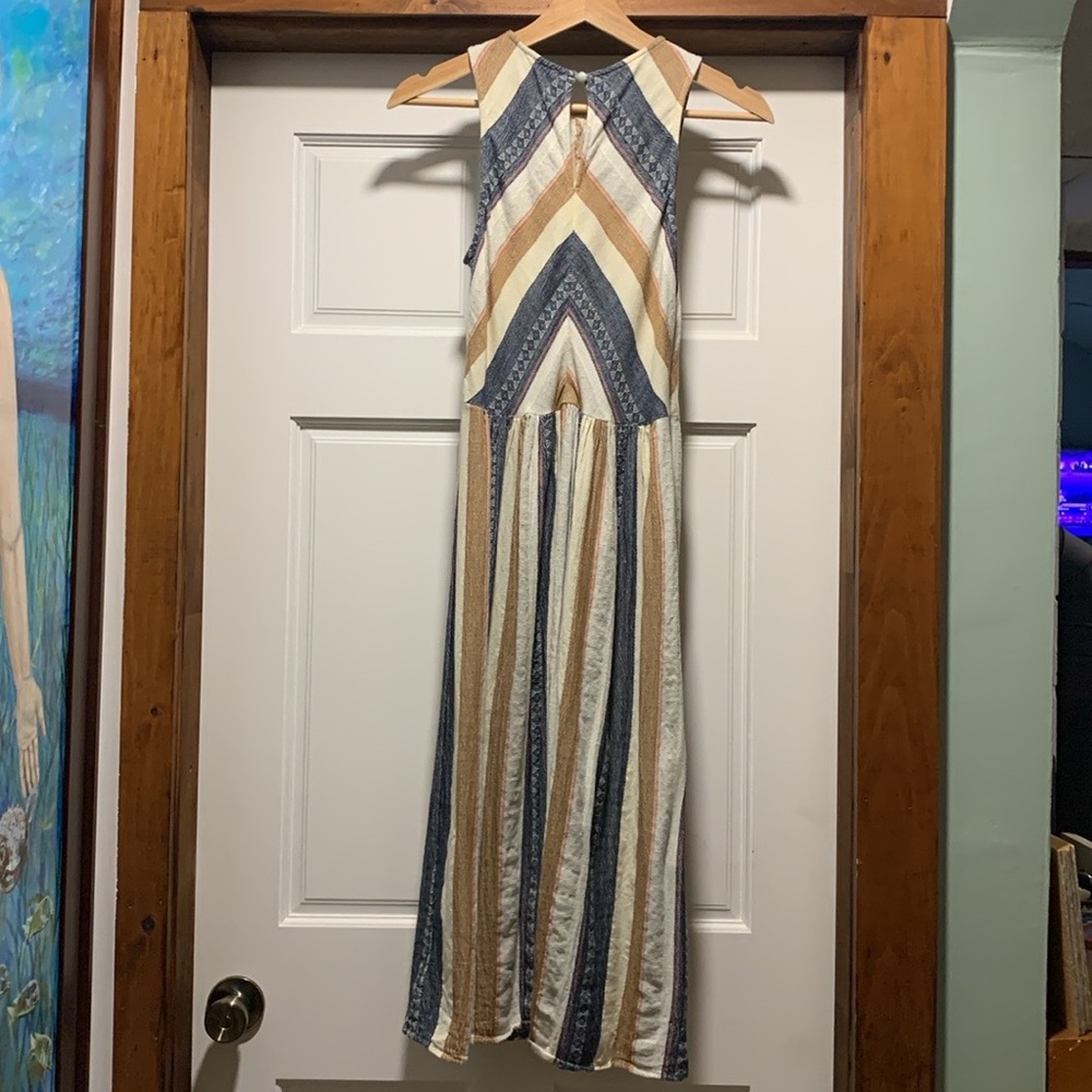 100% Cotton Patterned Maxi Dress - Picture 3 of 5